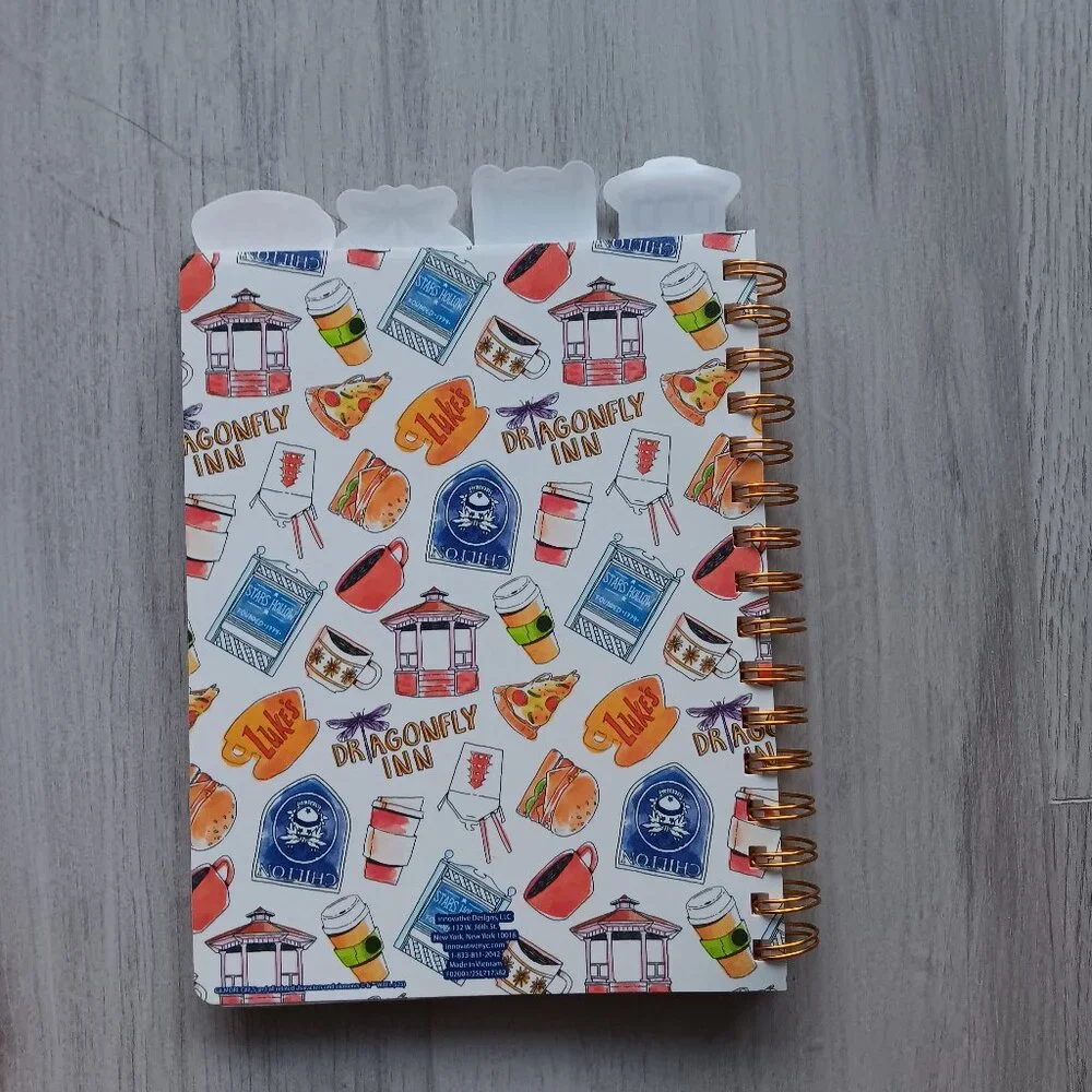 New Gilmore Girls 25th Anniversary Spiral Notebook Life's Short Talk Fast Pink